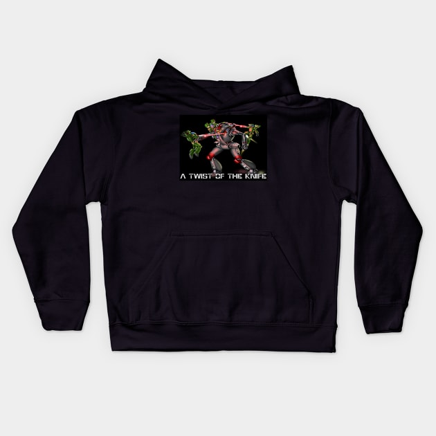 A Twist of the Knife Kids Hoodie by Oswald's Oddities